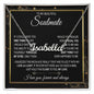 To My Soulmate Necklace for Women, Necklaces For Wife from Husband, Soulmate Necklace to My Future Wife, Necklace For Soulmate with Message Card and Necklace Gift Box Gift Box Styles on Birthday, Christmas, Wedding, Anniversary CUSTOM NAME