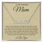 To My Beautiful Mom, Mother Day Gift From Daughter, Mother and Daughter Necklace, Necklace Gift For Mom from Daughter, To my Amazing mom Necklace, Necklace Custom Name Message Card and Gift Box Styles on Birthday, Christmas, Wedding, Anniversary CUSTOM NA
