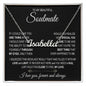 To My Soulmate Necklace for Women, Necklaces For Wife from Husband, Soulmate Necklace to My Future Wife Necklace, Necklace For Girlfriend with Message Card and Necklace Gift Box Gift Box Styles on Birthday, Christmas, Wedding, Anniversary CUSTOM NAME
