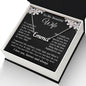 Wife Necklace Gift for Her, Soulmate Jewelry, Necklace for Future Wife, Wedding Valentine Jewelry for Wife Necklace Gifts from Husband - Soulmate Gift Necklace with Message Card and Gift Box CUSTOM NAME