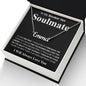 Gifts For Soulmate Birthday Gifts From Husband Necklace Valentines Day, Necklace for Future Soulmate, Valentine Anniversary Jewelry for Wife Necklace Gifts from Husband - Soulmate Gift Necklace with Message Card and Gift Box CUSTOM NAME