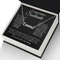 to My Beautiful Soulmate Necklace Future Wife Gifts, Promise Necklace For Her, Fiance Gifts For Her, Wedding Valentine Gifts For Future Wife With Message Card Box LED, Soulmate Necklace For Women, To My Wife Necklace CUSTOM NAME