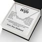 Valentine Gifts for Wife Necklace from Husband- Gifts for Wife from Husband, Birthday Gifts for Her Gifts Soulmate Message Card and Necklace Gift Box Gift Box Styles on Birthday, Wedding, Anniversary, Valentine CUSTOM NAME