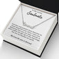 To My Lovely Wife Necklace Gift From Husband To My Badass Wife Pendant Anniversary Jewelry with Message Card and Gift Box. Gift for Wife. Necklace Gift Set for Wife Necklace Gifts Box Gift Box Styles CUSTOM NAME