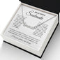 to My Beautiful Soulmate Necklace Future Wife Gifts, Promise Necklace For Her, Fiance Gifts For Her, Wedding Birthday Gifts For Future Wife With Message Card Box LED, Soulmate Necklace For Women, To My Wife Necklace CUSTOM NAME