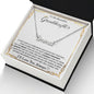 To My Beautiful Granddaughter Necklace From Grandma Grandpa, Granddaughter gifts On Necklace, Graduation Gift For Granddaughter, Necklace Custom Name Message Card and Gift Box Styles on Birthday, Christmas, Wedding, Anniversary CUSTOM NAME
