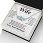 Wife Necklace Gift From Husband To My Badass Wife Pendant Valentines Day Anniversary Jewelry with Message Card and Gift Box. Gift for Wife. Necklace Gift Set for Wife Message Card and Necklace Gifts Box Gift Box Styles CUSTOM NAME