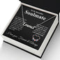 To My Future Wife Necklace My Last Everything, Promise Necklace For Her, Fiance Gifts For Her, Valentine Gifts For Future Wife With Message Card Box LED, Soulmate Necklace For Women, To My Wife Necklace CUSTOM NAME