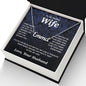 Valentine Gifts for Wife Necklace from Husband- Gifts for Wife from Husband, Wedding Gifts for Her Gifts Soulmate Message Card and Necklace Gift Box Gift Box Styles on Birthday, Wedding, Anniversary, Valentine CUSTOM NAME