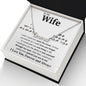 To My Wife Necklace To My Future Wife Gifts, Promise Necklace For Her, Fiance Gifts For Her, Valentine Gifts For Soulmate From Husband With Message Card Box LED, Soulmate Necklace For Women, To My Wife Necklace CUSTOM NAME