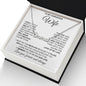 to My Wife Necklace from Husband, Necklaces for Wife from Husband, to My Soulmate Necklace for Women, Soulmate Jewelry for Wife Anniversary Jewelry Gifts for Wife Birthday Gifts from Husband CUSTOM NAME