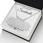 To My Beautiful Soulmate Necklace Valentine Gifts for Wife Gifts from Husband, Wife Anniversary Gifts, Gifts for Wife, Message Card and Necklace Gift Box Gift Box Styles on Birthday, Wedding, Anniversary, Valentine CUSTOM NAME