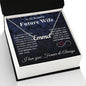 Future Wife Necklace My Last Everything, Promise Necklace For Her, Fiance Gifts For Her, Wedding Gifts For Future Wife With Message Card Box LED, Soulmate Necklace For Women, To My Wife Necklace CUSTOM NAME