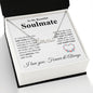 To My Future Wife Necklace My Last Everything, Promise Necklace For Her, Fiance Gifts For Her, Valentine Gifts For Future Wife With Message Card Box LED, Soulmate Necklace For Women, To My Wife Necklace copy CUSTOM NAME