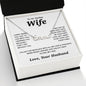 Valentine Gifts for Wife Necklace from Husband- Gifts for Wife from Husband, Birthday Gifts for Her Gifts Soulmate Message Card and Necklace Gift Box Gift Box Styles on Birthday, Wedding, Anniversary, Valentine CUSTOM NAME
