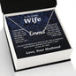 Valentine Gifts for Wife Necklace from Husband- Gifts for Wife from Husband, Wedding Gifts for Her Gifts Soulmate Message Card and Necklace Gift Box Gift Box Styles on Birthday, Wedding, Anniversary, Valentine CUSTOM NAME