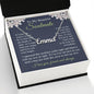 Soulmate Necklace Gift for Her, Soulmate Jewelry, Necklace for Future Soulmate, Valentine Anniversary Jewelry for Wife Necklace Gifts from Husband - Soulmate Gift Necklace with Message Card and Gift Box CUSTOM NAME