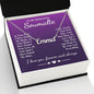 To My Beautiful Soulmate Necklace Gift, Soulmate for Wife Birthday Gifts from Husband, Valentine for Women, Soulmate Gifts, Message Card and Necklace Gifts Box Gift Box Styles on Birthday, Wedding, Anniversary, Valentine CUSTOM NAME