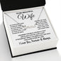 To My Beautiful Wife Necklace, Soulmate Jewelry For Women, Wife Necklace From Husband, Soulmate Birthday Gifts Necklace For Wife, Soulmate Gifts For Her, To My Future Wife Necklace Soulmate CUSTOM NAME