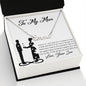 Mothers Day Gift Bonus Mom Necklace Dear Mother in Law Mother of The Bride Gift, Happy Mother Day's, Necklace Gift From Son Necklace Customer Name Message Card and Gift Box styles On Birthday, Christmas, Anniversary CUSTOM NAME