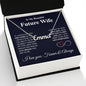 Future Wife Necklace My Last Everything, Promise Necklace For Her, Fiance Gifts For Her, Birthday Gifts For Future Wife With Message Card Box LED, Soulmate Necklace For Women, To My Wife Necklace CUSTOM NAME