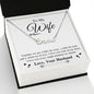Valentine To My Soulmate Necklace Gifts for Wife from Husband, Soulmate Anniversary Gifts, Gift for Soulmate Necklace Message Card and Necklace Gift Box Gift Box Styles on Birthday, Wedding, Anniversary, Valentine CUSTOM NAME