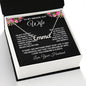 Wife Necklace Gifts from Husband, Wedding Gifts for Wife from Husband, Wife Birthday Gifts from Husband, To My Wife Necklace Message Card and Necklace Gifts Box Gift Box Styles on Birthday, Wedding, Anniversary, Valentine CUSTOM NAME