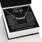 To My Soulmate Necklace Gift for Her, Wife Gifts From Husband, Necklaces For Wife From Husband To My Soulmate Necklace Message Card and Necklace Gift Box Gift Box Styles on Birthday, Wedding, Anniversary, Valentine CUSTOM NAME