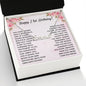21st Birthday For Her, 21 Year Old Birthday, Birthday For Women Turning Finally 21, 21st Birthday Present for Daughter, Granddaughter, Necklace Custom Name Message Card and Gift Box Styles on Birthday, Christmas, Wedding, Anniversary CUSTOM NAME