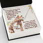 To My Mom Necklace, Dear Mom, Mother's Day Necklace, Gift for Mom from Daughter Son, Amazing Mom, Perfect Mom, Happy Mother's Day Gift, Thank You Loving Mom, Love Knot Necklace Message Card and Gift Box Styles on Birthday, Christmas, Anniversary CUSTOM NA