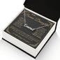 Necklace Custom Name With Gift Box and Message Card