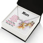 To My Mommy Necklace, Dear Mom, Mother's Day Necklace, Gift for Mom from Son, Amazing Mom, Perfect Mom, Happy Mother's Day Gifts, Love Knot Necklace Message Card and Gift Box Styles on Birthday, Christmas, Anniversary  CUSTOM NAME