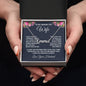 Wife Necklace Gifts from Husband, Wedding Anniversary Gifts for Wife from Husband, Wife Birthday Gifts from Husband, To My Wife Necklace Message Card and Necklace Gifts Box Gift Box Styles on Birthday, Wedding, Anniversary, Valentine CUSTOM NAME
