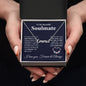 My Beautiful Soulmate Necklace My Last Everything, Promise Necklace For Her, Fiance Gifts For Her, Valentine Gifts For Future Wife With Message Card Box LED, Soulmate Necklace For Women, To My Wife Necklace copy CUSTOM NAME