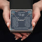 To My Beautiful Soulmate Necklace Gift For Her, Wife Gifts From Husband, Valentine Gifts For Wife From Husband To My Wife Necklace Message Card and Necklace Gift Box Gift Box Styles on Birthday, Wedding, Anniversary, Valentine CUSTOM NAME