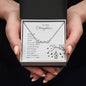 My Amazing Daughter Necklace, Dear Daughter, Daughter Necklace, Gift For Daughter From Mom Dad, Step Daughter, Necklace For Daughter Gift, Meaningful Necklace Message Card and Gift Box Styles on Birthday, Christmas, Anniversary  CUSTOM NAME