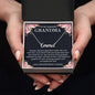 Personalized Name Necklace Gift for Grandma, Sterling Silver Necklace for Grandma, Grandma Gift from Grandchildren, Birthday Gift for Grandma, Christmas Gift for Grandma, Jewelry with Message Card and Gift Box LED CUSTOM NAME