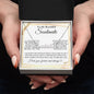 Couples Gifts To My Beautiful Soulmate Necklace From Husband, Necklace For Wife From Husband, Wife Wedding From Husband, To My Wife, Necklace Custom Name Message Card and Gift Box Styles on Birthday, Christmas, Wedding, Anniversary CUSTOM NAME