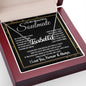 To My Beautiful Soulmate Necklace, Soulmate Jewelry For Women, Wife Necklace From Husband, Wife Gifts Necklace For Wife, Soulmate Gifts For Her, To My Future Wife Necklace Soulmate CUSTOM NAME