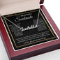 to My Beautiful Soulmate Necklace Future Wife Gifts, Promise Necklace For Her, Fiance Gifts For Her, Valentine Birthday Gifts For Future Wife With Message Card Box LED, Soulmate Necklace For Women, To My Wife Necklace CUSTOM NAME