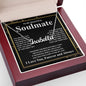 Gifts For Soulmate Birthday Gifts From Husband Necklace Valentines Days, Necklace for Future Soulmate, Valentine Wedding Jewelry for Wife Necklace Gifts from Husband - Soulmate Gift Necklace with Message Card and Gift Box CUSTOM NAME