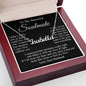 Soulmate Necklace Gift From Husband, Anniversary Romantic Gifts for Wife from Husband, Soulmate Birthday Gifts Message Card and Necklace Gifts Box Gift Box Styles on Birthday, Wedding, Anniversary, Valentine CUSTOM NAME
