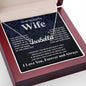 Gifts For Wife Birthday Gifts From Husband Necklace Valentines Days, Necklace for Future Soulmate, Wedding Necklace Jewelry for Wife Necklace Gifts from Husband - Soulmate Gift Necklace with Message Card and Gift Box CUSTOM NAME