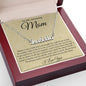 To My Beautiful Mom Name Necklace, Mother Day Gift From Son, Mother and Son Necklace, Necklace Gift For Mom from Son, To my Amazing Mom Necklace, Thank You Mom Gift, with Message Card and Gift Box CUSTOM NAME
