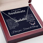 To My Future Wife Necklace My Last Everything, Promise Necklace For Her, Fiance Gifts For Her, Birthday Gifts For Future Wife With Message Card Box LED, Soulmate Necklace For Women, To My Wife Necklace CUSTOM NAME