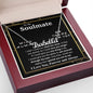 To My Soulmate Necklace To My Future Wife Necklace Gifts, Promise Necklace For Her, Fiance Gifts For Her, Wedding Necklace Gifts For Soulmate From Husband With Message Card Box LED, Soulmate Necklace For Women, To My Wife Necklace CUSTOM NAME
