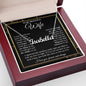 To My Soulmate Necklace Gift for Her, Wife Gifts From Husband, Anniversary Gifts For Wife From Husband To My Soulmate Necklace Message Card and Necklace Gift Box Gift Box Styles on Birthday, Wedding, Anniversary, Valentine CUSTOM NAME