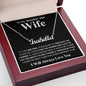 Gifts For Wife Birthday Gifts From Husband Necklace Valentines Day, Necklace for Future Soulmate, Valentine Anniversary Jewelry for Wife Necklace Gifts from Husband - Soulmate Gift Necklace with Message Card and Gift Box CUSTOM NAME