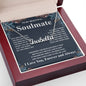Gifts For Soulmate Birthday Gifts From Husband Necklace Valentines Days, Necklace for Future Soulmate, Birthday Wedding Jewelry for Wife Necklace Gifts from Husband - Soulmate Gift Necklace with Message Card and Gift Box CUSTOM NAME