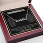 To My Beautiful Granddaughter Necklace,  To My Granddaughter Graduation Gift form Grandma Grandpa, Necklace Custom Name Message Card and Gift Box Styles on Birthday, Christmas, Wedding, Anniversary CUSTOM NAME